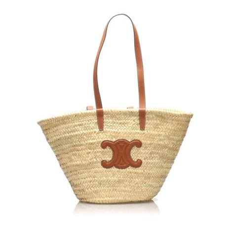 celine straw bag sale|celine designer handbags saks.